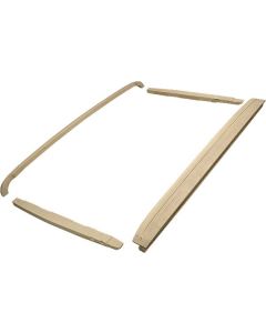 Model A Ford Pickup Top Wood Kit - Closed Cab Pickup With Steel Top