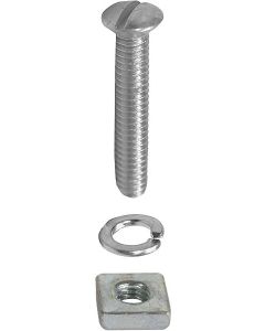 Model A Ford Rumble Grab Handle Mounting Bolt & Nut Set - 12 Pieces