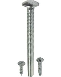 Model A Ford Header Mounting Fastener Kit - 10 Pieces - Tudor Sedan - Front - Use With TWC101A