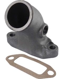 Model A Ford Water Outlet - With Cast Boss - Cast Iron