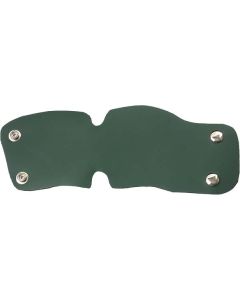 Model A Ford Water Pump Cover - Green Leather - With Snap Fasteners