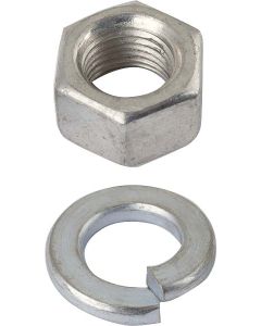 Model A Ford Water Pump Nut & Lock Washer Set - 8 Pieces - Cadmium Plated