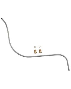 Model A Ford Gas Line - Firewall To Carburetor - Steel WithBrass Fittings - 1928 To Early 1931