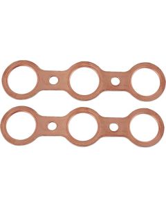 Model A Ford Intake & Exhaust Manifold Gaskets - Copper Clad Asbestos-Like Original Type - 2 Pieces