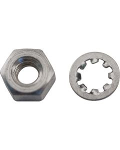 Model A Ford Zenith Carburetor Choke Shaft Nut - And Washer