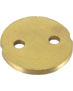 Model A Ford Zenith Carburetor Throttle Plate - Brass
