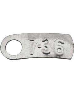 Model A Ford AA Truck Rear Axle Housing Tag - Stamped 7-36 In Raised Letters As Original - For 5.14 Ratio High Speed Rear Ends
