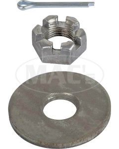 Model A Ford AA Truck Rear Spring Pivot Special Nut & Washer & Cotter Pin Set - 6 Pieces - 1928 To Early 1929