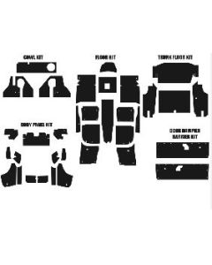 1969-1970 Mustang Convertible Acoustishield Insulation Kit