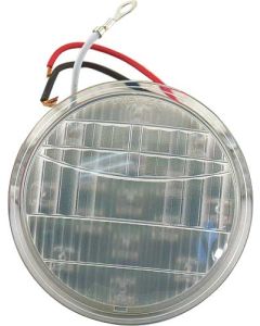 Cowl Lamp Lens Insert - Clear With 15 Amber LEDs - 12 Volt - Ford