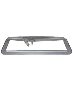 Cowl Vent Lower Rain Gutter Trough With Drain Tube