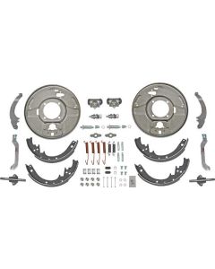 Hydraulic Brake Rear Backing Plates - With Internal Emergency Brake Hardware - Ford - USA Made