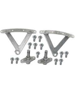 1932 Ford 3 Window Coupe Rumble Seat Hinge Kit - Steel