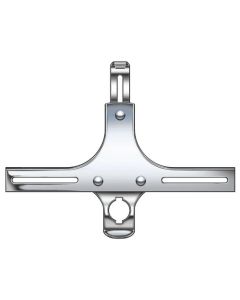 Front License Plate Bracket - Stainless Steel - Street Rod Style - Ford