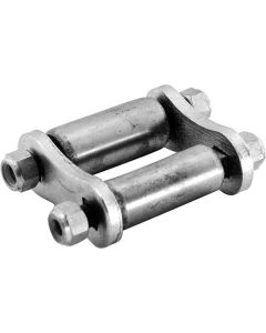 Front Spring Shackle Kit - Steel Bushing - Ford