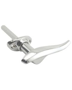 Outside Door Handle - Curved Base - Chrome - Rear Left HandOf Fordor - Front Right Hand Of Ford Closed Car Except 3 Window Coupe & Cabriolet