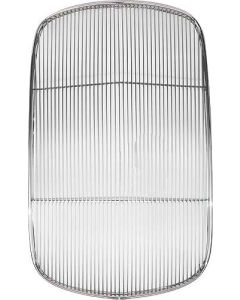 Grille Insert - Polished Stainless Steel - Without Crankhole - Ford