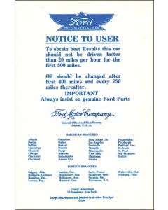 09-27/break-in Instruction Sheet