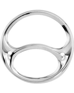 Model A Ford Tail Light Door Rim - Polished Stainless Steel