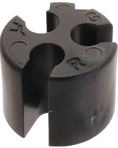 Model A Ford Headlamp Plug - 3 Hole Type - Use With 2 Bulb Headlight