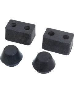 Model A Ford Rumble Lid Rubber Bumper & Stop Kit - Upper & Lower - 4 Pieces