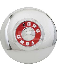 Hub Cap/ Red Lettering/ 1955 T-bird & Ford