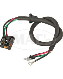 Headlight Socket Wire - PVC Wire - With Full Length Ground Wire - With Grommet - 22 Long - Ford Only