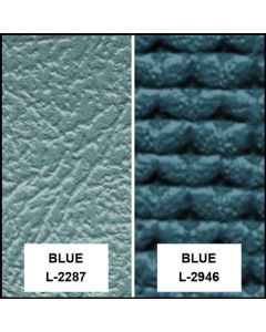 Upper Quarter Trim Panel Covers - Medium Blue & Light Blue Two Tone - Ford Victoria - Body Style 60B