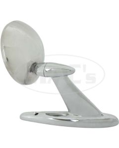 1955-1964 Ford Thunderbird 1-Hole Base Type Outside Rear View Mirror, Left or Right