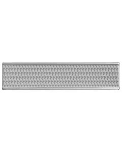 1955-1957 Ford Thunderbird Dash Trim, Glovebox Door Cover Finish Panel, Engine-Turned Aluminum