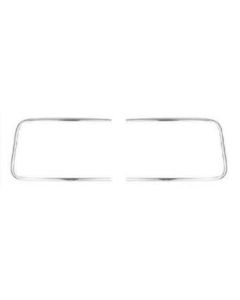 1955-1957 Ford Thunderbird Rear Window Moulding Set, Complete, Stainless Steel