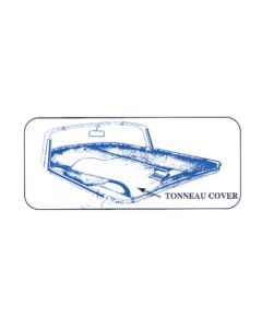 1955 Ford Thunderbird Tonneau Cover, Green