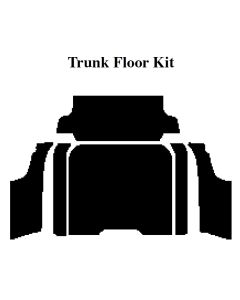 1955-1956 Ford Thunderbird Insulation Kit, Trunk Floor Kit