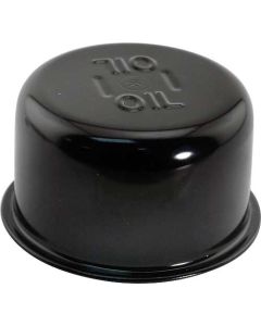 Oil Filler Cap - Push-On Type - Black - Reproduction - FordV8 Only
