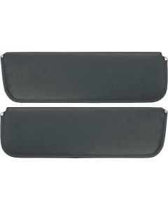 1956 Ford Pickup Sun Visors, New Style, Black Corinthian Grain Vinyl