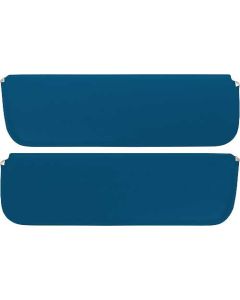 1956 Ford Pickup Sun Visors, New Style, Dark Blue Corinthian Grain Vinyl