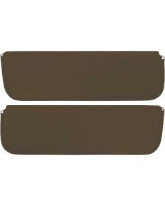 1956 Ford Pickup Sun Visors, New Style, Ginger Corinthian Grain Vinyl