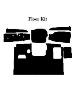 1956 Ford Pickup AcoustiSHIELD, Floor Insulation Kit, Panel Delivery, Cab