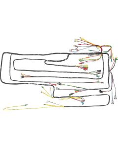 Ford Pickup Truck Dash Wiring Harness - Molded Ends - 12 Volt Negative Ground - Using Generator Oil Lights & Turn Signals - V8
