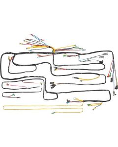 Ford Pickup Truck Dash Wiring Harness - Molded Ends - UsingGenerator & Oil Lights Without Turn Signals - 6 Cylinder