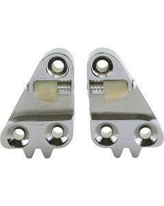 Ford Pickup Truck Door Striker Plates - Chrome Plated - Right & Left - F100 Thru F900
