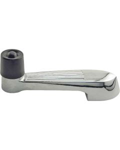Ford Pickup Truck Window Crank Handle - Chrome With Black Knob - F100 Thru F900