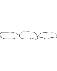 1956 Ford Pickup Cab Weatherstrip Kit, With Chrome And Wraparound  Back Window