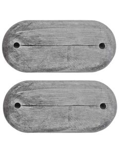 Grommet Set/ 2 Pcs/ Rubber/ For Continental Kit Hinge