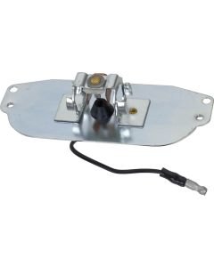 1955-1956 Ford Thunderbird Rear License Plate Light Body, Includes Wiring & Bulbs