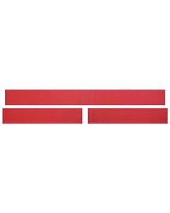 56 Garnish Rail Cvr/3pc/red