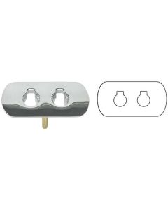 1956-1957 Ford Thunderbird Rear Deck Plate, Left, Hard & Soft Top, From 5-1-1956