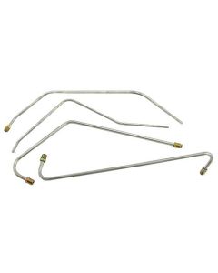 1956 Ford Thunderbird Fuel & Vacuum Line Set, 4 Piece Set, Stainless Steel