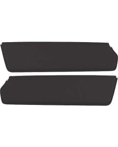 1957-60 Ford Pickup Sun Visors, New Style, Black Corinthian Grain Vinyl