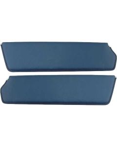 1957-60 Ford Pickup Sun Visors, New Style, Dark Blue Corinthian Grain Vinyl